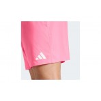 Adidas Performance Essentials Ανδρικό Μαγιό Σορτς Φούξια, Λευκό