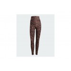 Adidas Performance Optime Essentials Workout Leopard Κολάν 7-8 Γυναικείο (KA6346)