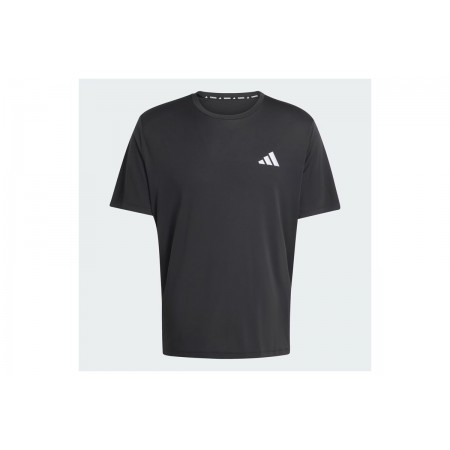 Adidas Performance Adi365 Running Essentials Ανδρικό Κοντομάνικο T-Shirt Μαύρο
