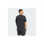 Adidas Performance Adi365 Running Essentials Ανδρικό Κοντομάνικο T-Shirt Μαύρο