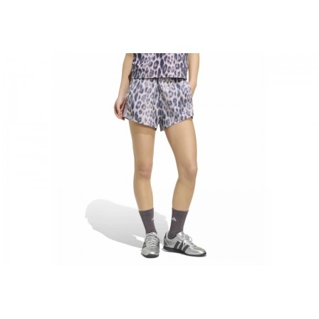 Adidas Performance Seasonal Essentials Leopard Print Σορτς Αθλητικό Γυναικείο 