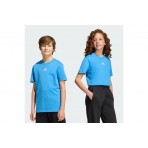 Adidas Performance Essentials Ανδρικό Κοντομάνικο T-Shirt Σιέλ, Λευκό