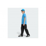 Adidas Performance Essentials Ανδρικό Κοντομάνικο T-Shirt Σιέλ, Λευκό