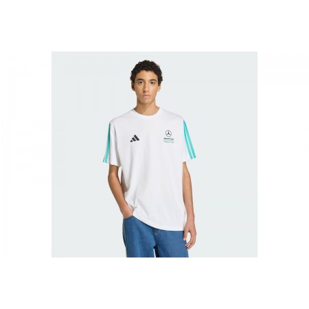 Adidas Performance Mercedes - AMG Petronas Formula 1 DNA Ανδρικό Κοντομάνικο T-Shirt Λευκό