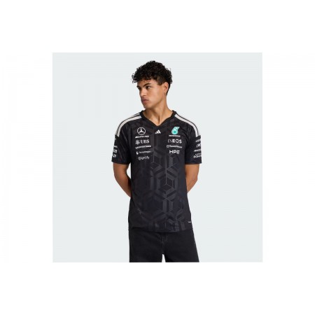 Adidas Performance Mercedes - AMG Petronas Formula 1 Driver Ανδρικό Κοντομάνικο T-Shirt Μαύρο