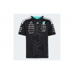 Adidas Performance Mercedes-AMG Petronas F1 Team Driver Παιδικό Κοντομάνικο T-Shirt Μαύρο