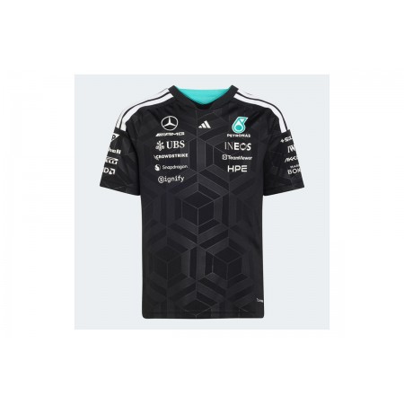 Adidas Performance Mercedes-AMG Petronas F1 Team Driver Παιδικό Κοντομάνικο T-Shirt Μαύρο