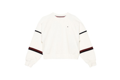Tommy Jeans Global Stripe Waffle Sweatshirt Μπλούζα Με Λαιμόκοψη (KG0KG07379 YBH)