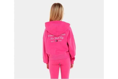 Tommy Jeans Script Zip Ζακέτα Βαμβακερή (KG0KG07591 TP1)