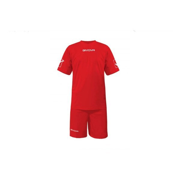Givova Kit Givova Mc Σετ Αθλητικής Εμφάνισης (KITC48 RED)