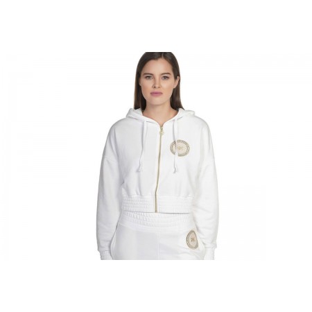 Kendall + Kylie W Art Patch Zipper Hoody Cropped 