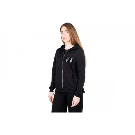 Kendall + Kylie W Patch Zipper Hoody Sweatshirt 