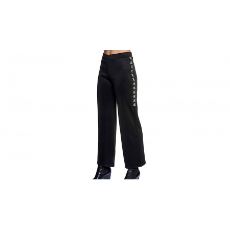 Kendall + Kylie W Detailed High Rise Straight Pants 