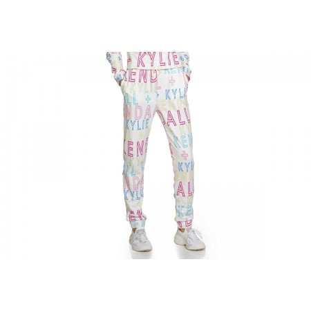 Kendall + Kylie W High Rise Shirred Sweatpants Κολάν Μακρύ Γυναικείο 