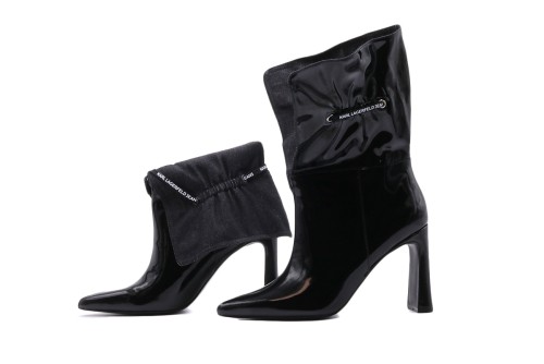 Karl Lagerfeld Panache Fold Down Boots Μποτάκια Μόδας (KL30274 40X)