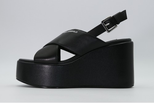 Karl Lagerfeld Wendy Kross Strap Sling Πέδιλα (KL33325 000)