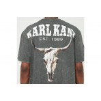Karl Kani Ανδρικό Κοντομάνικο T-Shirt Ανθρακί