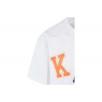 Karl Kani Woven Signature Ανδρικό Κοντομάνικο T-Shirt Λευκό