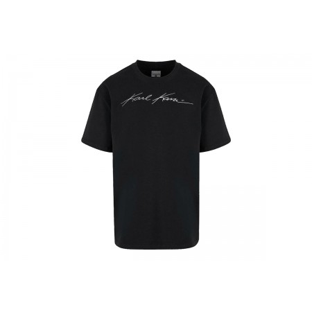 Karl Kani Autograph Heavy Ανδρικό Κοντομάνικο T-Shirt Μαύρο