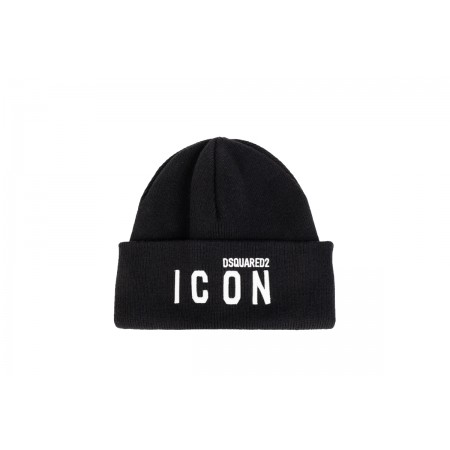Dsquared2 Icon Knit Beanie Σκουφάκι Χειμερινό 