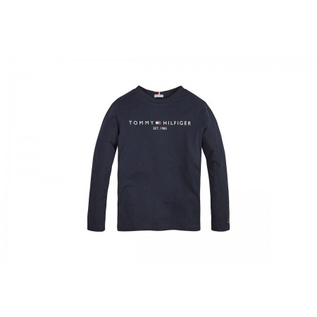 Tommy Jeans U Essential Tee L-S Μπλούζα Με Λαιμόκοψη 