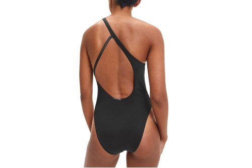 Calvin Klein One Shoulder One Piece Μαγιό Ολόσωμο Γυναικείο (KW0KW01646 BEH)
