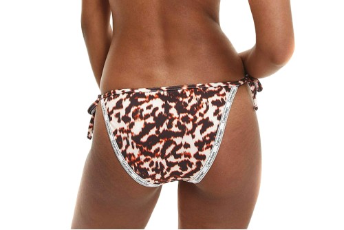 Calvin Klein String Side Tie Print Μαγιό Bikini Bottom Γυναικείο (KW0KW01862 0HE)