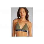 Calvin Klein Intense Power Triangle Γυναικείο Μαγιό Bikini Top Χακί