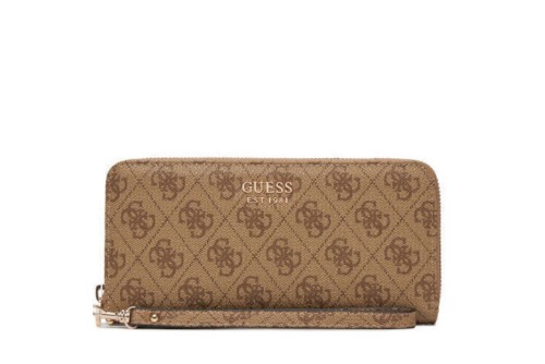 Guess Brenton 4G Logo Maxi Πορτοφόλι (LG9648146 LATTE LOGO)