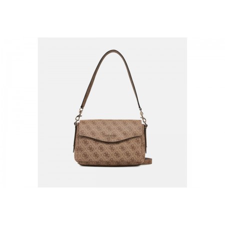 Guess Brenton 4G Logo Τσάντα Ωμου Fashion 