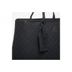 Jordan Monogram Γυναικεία Τσάντα Tote Μαύρη