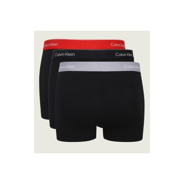 Calvin Klein Relaxed Dart Icon Cotton Stretch Εσώρουχο Boxer 3-Τεμάχια (LV00NB4286 DAZ)