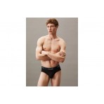 Calvin Klein Icon Cotton Stretch Ανδρικά Εσώρουχα Σλιπ 3-Τεμάχια