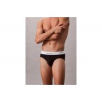 Calvin Klein Icon Cotton Stretch Ανδρικά Εσώρουχα Σλιπ 3-Τεμάχια