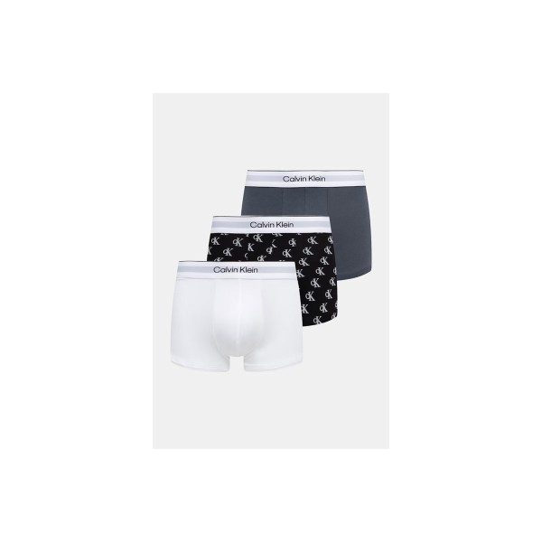 Calvin Klein Low Rise-Icon Cotton Stretch Εσώρουχο Boxer 3-Τεμάχια (LV00NB4389 5U4)