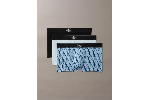 Calvin Klein Graphic Monogram Εσώρουχο Boxer 3-Τεμάχια (LV00NB4472 53Q)