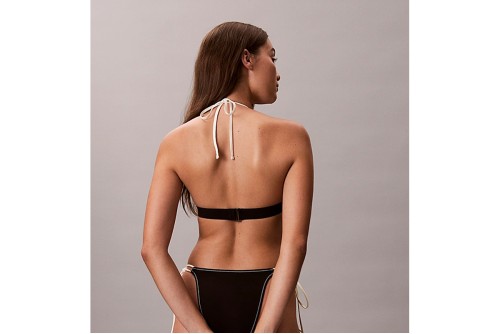 Calvin Klein Monogram Μαγιό Bikini Top Γυναικείο (LV00Q61225 UB1)