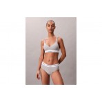 Calvin Klein Icon Cotton Modal Lift Γυναικείο Bralette Γκρι, Λευκό