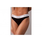 Calvin Klein Icon Cotton Modal Γυναικείο Εσώρουχο String Μαύρο, Λευκό