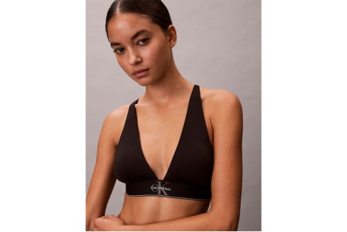 Calvin Klein Graphic Monogram Microfibre Bralette Γυναικείο (LV00QF8703 UB1)