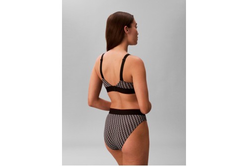 Calvin Klein Lightly Lined Graphic Monogram Bralette Γυναικείο (LV00QF8877 2Y1)
