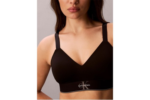 Calvin Klein Graphic Monogram Microfibre Lightly Lined Bralette Γυναικείο (LV00QF8877 UB1)