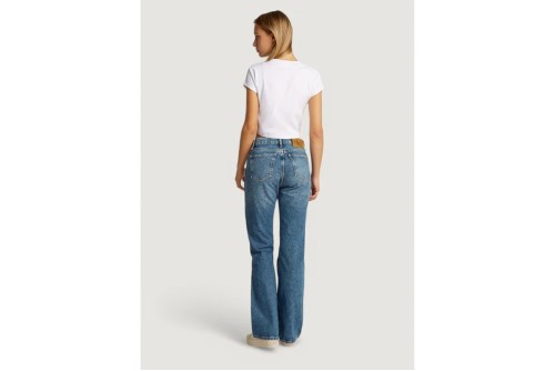 Calvin Klein Monogram Slim Fit Crop Top Κοντομάνικο Γυναικείο (LV047AB802 YAA)
