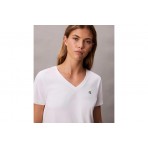 Calvin Klein Monogram Γυναικείο Κοντομάνικο T-Shirt Λευκό