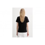 Calvin Klein Γυναικείο Κοντομάνικο T-Shirt Μαύρο