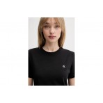 Calvin Klein Γυναικείο Κοντομάνικο T-Shirt Μαύρο