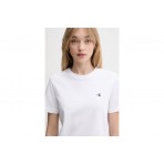 Calvin Klein Γυναικείο Κοντομάνικο T-Shirt Λευκό