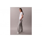 Calvin Klein Cotton Terry Γυναικείο Παντελόνι Φόρμας Γκρι