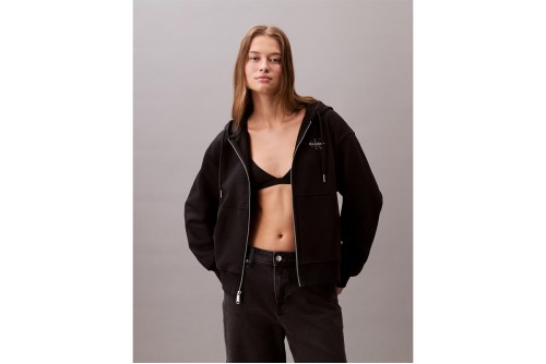 Calvin Klein Monologo French Terry Ζακέτα Βαμβακερή Γυναικεία (LV047B270G UB1)