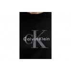 Calvin Klein Monogram Logo Γυναικείο Κοντομάνικο T-Shirt Μαύρο